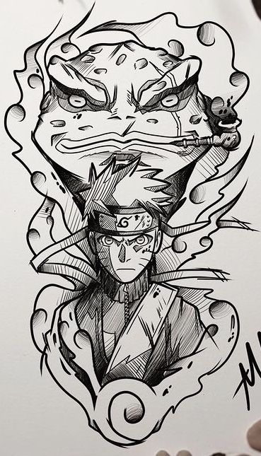 Naruto Sage Mode Tattoo Ideas, Naruto Sketch Tattoo, Naruto Tattoo Sketch, Naruto Tatoos Ideas, Anime Tattoos Naruto, Naruto Uzumaki Tattoo, Manga Tattoo Anime, Anime Tattoo Ideas Manga, Naruto Tattoo Ideas