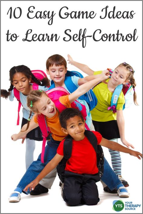 10 No Prep Easy Games to Learn Self-Control and Self-Regulation Skills for Children Playing self control games can help children learn the necessary skills to self-regulate while keeping it fun!  You can download a FREE handout of the games at the bottom of this post.  #yourtherapysource #selfregulation #selfcontrol #gamesforkids Self Control Activities, Self Control For Kindergarten, Self Control Games For Kids, Self Control Activities For Kids, Postural Control Activities For Kids, Self Control Sel Lessons, Self Regulation Books For Kids, Self Regulation Coping Strategies Students Can Use At School, Social Emotional Learning Games