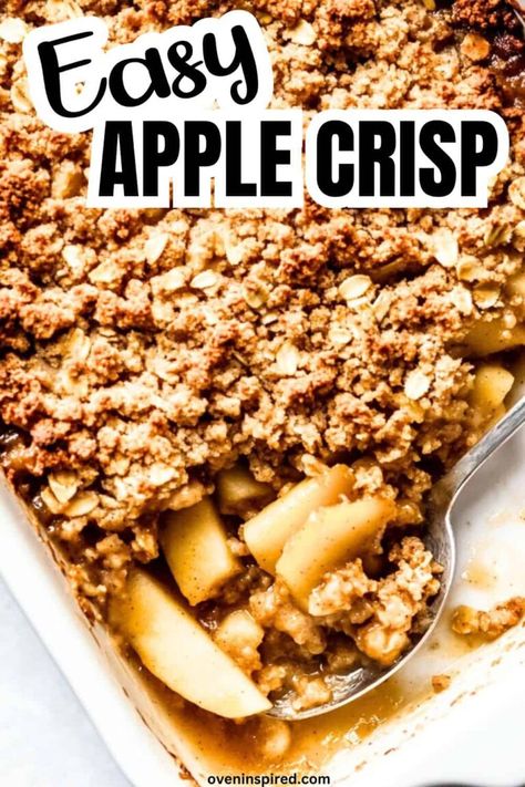 Apple Recipes For Toddlers, Apple Cobbler Easy, Apple Crisp With Oatmeal, Healthy Apple Cake, Crockpot Apple Crisp, Homemade Apple Crisp, Recipe Using Apples, Apple Crisp Topping, Best Apple Crisp Recipe