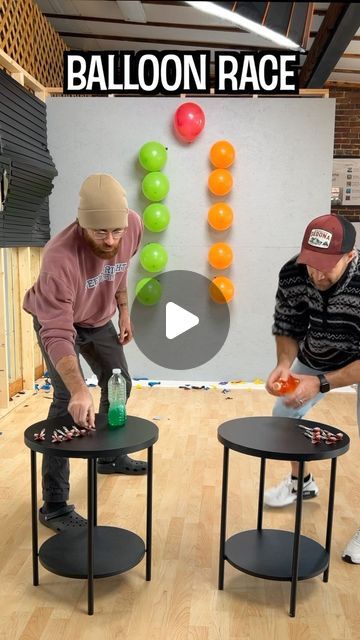 The FRDi Show on Instagram: "Bottle Flip to Balloon Darts RACE!" Balloon Darts, Balloon Race, Bottle Flip, Escape Room, Balloons, On Instagram, Instagram