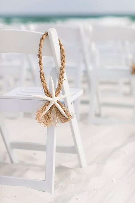 Powder Blue + Starfish Themed Wedding on Pensacola Beach - Pensacola Beach, FL - Love & Lavender Beach Wedding Theme Ideas, Beach Wedding Florals, Beach Wedding Decor Ideas, Wedding At Beach, Isle Decor, Ivy Wedding, Beach Wedding Decorations Reception, Tea Wedding, Beach Wedding Centerpieces