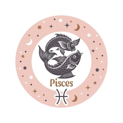 About Pisces, Pisces Horoscope, Esoteric Symbols, Zodiac Astrology, Stationery Templates, Horoscope Signs, Business Card Maker, Flyer Maker, Poster Maker