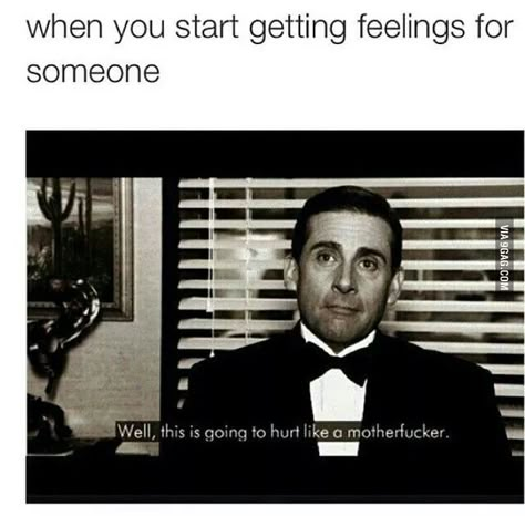 Most people here know that feeling... Catching Feelings Quotes, Catching Feelings, Single Humor, Crush Memes, Catch Feelings, That Feeling, Relationship Memes, Funny Relatable Quotes, Crush Quotes