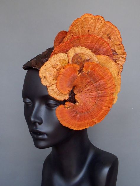 Mushroom Costume, Body Adornment, Mushroom Art, High Art, Arte Floral, Silly Me, Fantasy Fashion, Mad Hatter, Costume Design