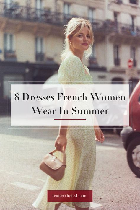 Womens Summer Style 2023, French Fashion Women 2023, French Style 2023 Summer, Elegant Mom Outfits Summer, French Style Fashion Classic Dress, Spring French Outfits 2023, Paris Summer 2023 Fashion, French Aesthetic Fashion Summer, Summer Dresses French Style