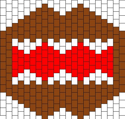 domo mask Domo Kandi, Mah Core, Kandi Animals, Kandi Mask Patterns, Kandi Crafts, Mask Bead, Kandi Mask, Kandi Cuff Patterns, Domo Kun