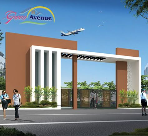 Green Avenue residential plots in Shamshabad is available for sale in Hyderabad city with excellent designed independent homes in gated venture. Building Entrance Design, Home Gate, Main Gates, Home Gate Design, Gate Wall Design, School Building Design, Gate Designs Modern, Gates Design, Modern Gate