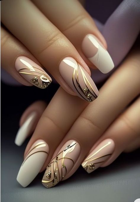 Couture Nails, Marble Nail Designs, Gold Nail Designs, Glitter Gloss, Green Nail Designs, Nail Art For Beginners, Edgy Nails, Almond Nails Designs, Flower Nail Art