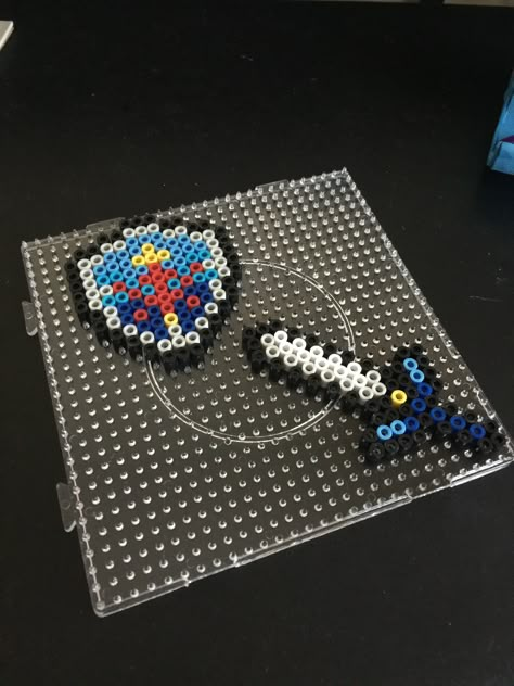 Perler Beads Zelda Korok, Zelda Tears Of The Kingdom Perler Beads, Sheikah Slate Perler Beads, Loz Perler Beads, Zelda Botw Perler Beads, The Legend Of Zelda Perler Beads, Legend Of Zelda Perler Bead Patterns, Gamer Perler Beads, Perler Beads Games