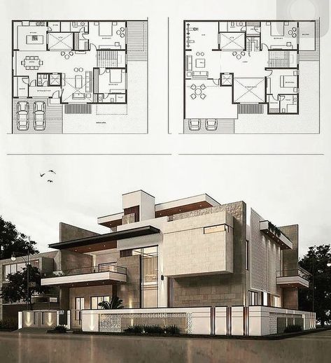 2bhk Villa Floor Plan, 2 Bhk House Design, Frank Loyd Wright Houses, Flat House Design, Floor Plans House, Building Design Plan, Small Villa, Architecture Drawing Plan, Small House Front Design