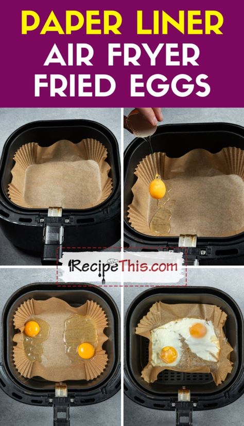 Air Fryer Fried Eggs (3 Ways) Eggs In The Air Fryer, Air Fryer Recipes Eggs, Breakfast Classic, New Air Fryer Recipes, Air Fryer Recipes Snacks, Air Fryer Recipes Vegetarian, Air Fryer Fish, Air Fryer Cooking Times, Cooks Air Fryer