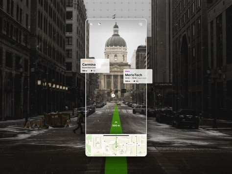 Augmented Reality Aesthetic, Misfits Gaming, Augmented Reality Design, Gif Ads, Technology Event, Augmented Reality Games, Tram Station, Ar Design, Wayfinding Signs