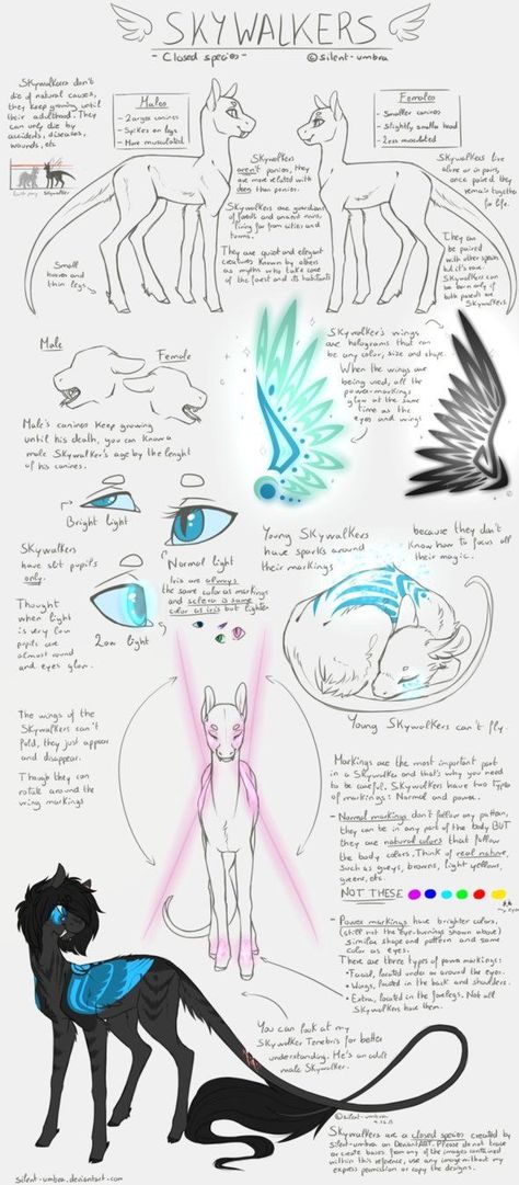 Open Species | Skywalkers Open Species, Species Guide, Closed Species, Creature Drawings, Mythical Creatures Art, Mythological Creatures, Creature Concept Art, Drawing Base, Creature Design