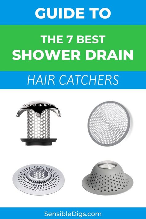 Over time, hair, dirt and soap residue can form nasty clogs in your shower drain and cause trouble. You can get to the root of the problem by catching hair before it gets to that point. Take a look at our list of the 7 best shower drain hair catchers to catch the gunk. Shower Drain Hair Catcher, Drain Hair Catcher, Hair Catcher, Hair Catcher Shower Drain, Shower Hair Catcher, Hair Drain Catcher, Shower Drain Ideas, Kohler Shower, Hair Trap