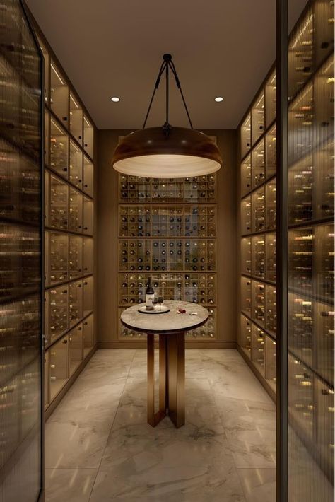 Luxury Wine Cellar, Napoli Pizza, Wine Room Design, Wine Vault, City Los Angeles, Yabu Pushelberg, Bar In Casa, Home Wine Cellars, Wine Tasting Room