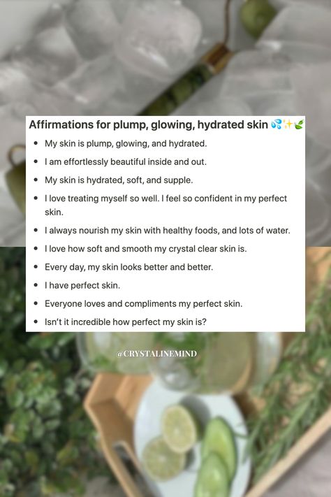 Hairless Skin Affirmations, Clear Face Affirmation, Clear Skin Vision Board Ideas, Perfect Skin Affirmations, Skin Affirmations, Clear Skin Affirmations, Manifestations For Clear Skin, Powerful Affirmations For Clear Skin, I Have Clear Skin Affirmation