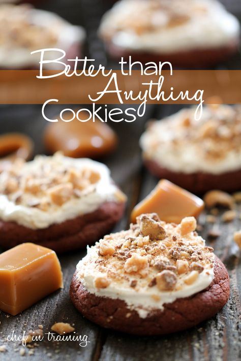 Better than Anything COOKIES - Chef in Training Cookie Smores, Smores Bars, Food Cookies, Pudding Cookies, Oatmeal Cookie, Eat Dessert First, Yummy Sweets, Favorite Cookies, Eat Dessert