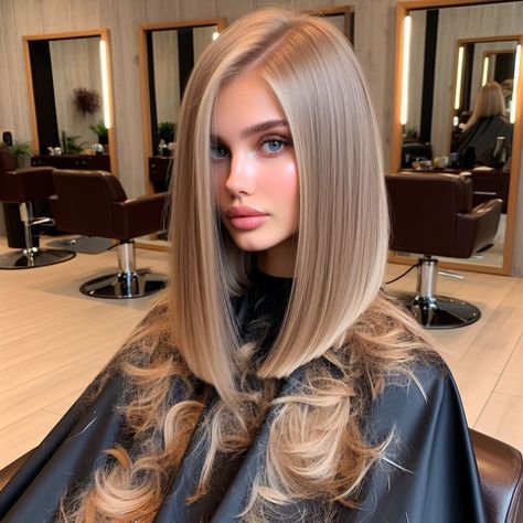 Red To Blonde Hair Before And After, Carre Haircut, Business Haircut, Red Blonde Hair, Ombre Hair Blonde, Really Short Hair, Red To Blonde, Ash Blonde Hair, Light Hair Color