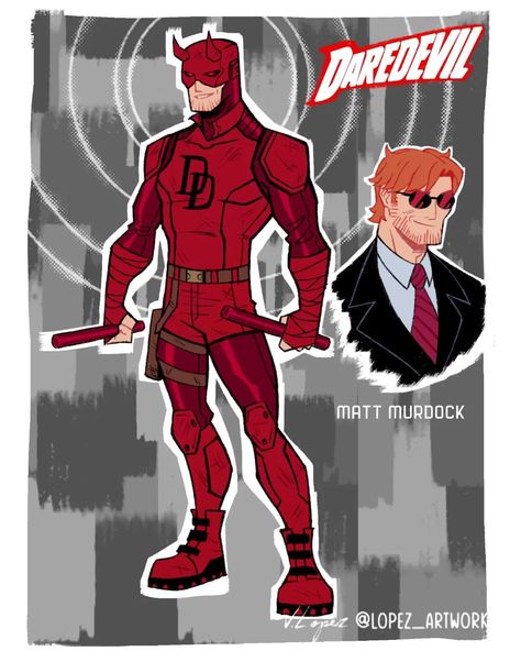 Daredevil Fanart, Spiderman Book, Matt Murdock Daredevil, Hero Suits, Marvel Rpg, Mister Miracle, Superhero Ideas, Marvel Design, Instagram Concept