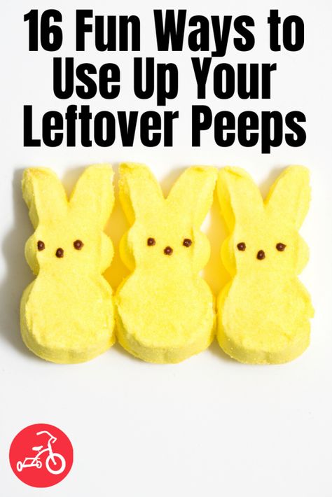 16 Creative Ways to Use Easter Peeps Peeps Crafts, Peeps Recipes, Peeps Candy, Letting Them Go, Easter Marshmallow, Leftover Candy, Making Easter Eggs, Sister Crafts, Cute Marshmallows