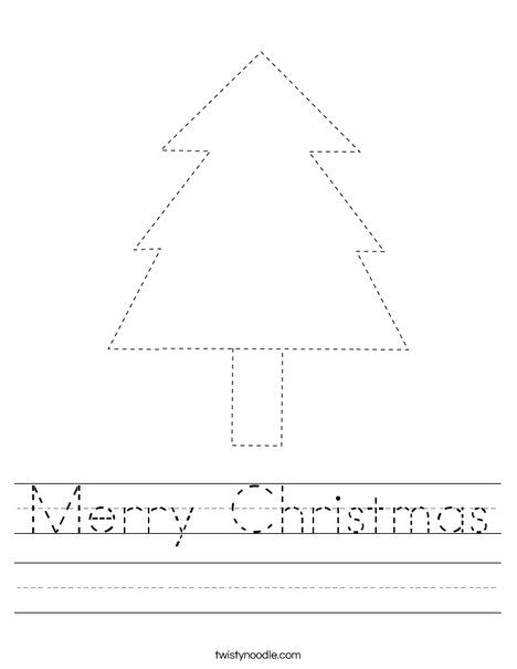 Merry Christmas Worksheet - Twisty Noodle Merry Christmas Preschool, Christmas Tracing, Christmas Handwriting, Christmas Worksheet, Earth Day Worksheets, Holiday Worksheets, Twisty Noodle, Christmas Writing, Christmas Worksheets