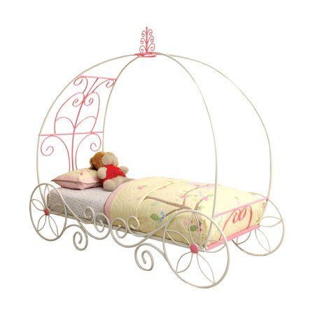 Kids Twin Bedding Sets, Bed Pictures, Carriage Bed, Twin Canopy Bed, Metal Twin Bed, Girls Bed, Carved Headboard, Kids Canopy, Princess Carriage