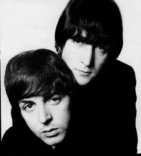 "I told John to close his eyes because I could feel this tension between him and Paul. I did them (together) afterwards; I got... David Bailey Photography, Paul And George, John Lennon And Paul Mccartney, Paul And John, John And Paul, Lennon And Mccartney, All My Loving, The White Album, With The Beatles