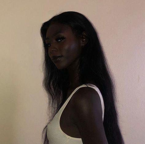 Dark Skin Beauty, Black Femininity, Model Aesthetic, Dark Skin Women, Aesthetic Women, Dark Beauty, Pretty Makeup, Black Is Beautiful, Beautiful Black Women