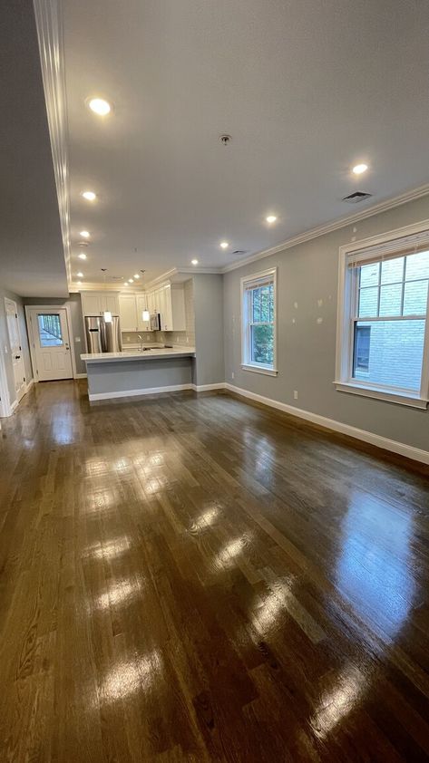 Boston Apartment Interior, Boston Massachusetts Apartments, Boston Apartment Aesthetic, Victorian Apartment, Boston Apartment, Hardwood Floors In Kitchen, Vision Bored, Living In Boston, Apartment Communities