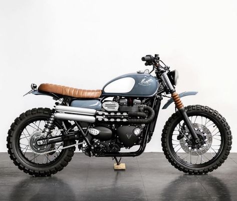 Triumph Bonneville Scrambler, Triumph Street Scrambler, Custom Scrambler, Custom Triumph, Triumph Motorbikes, Triumph Street Twin, Moto Scrambler, Street Scrambler, Triumph Bonneville T100