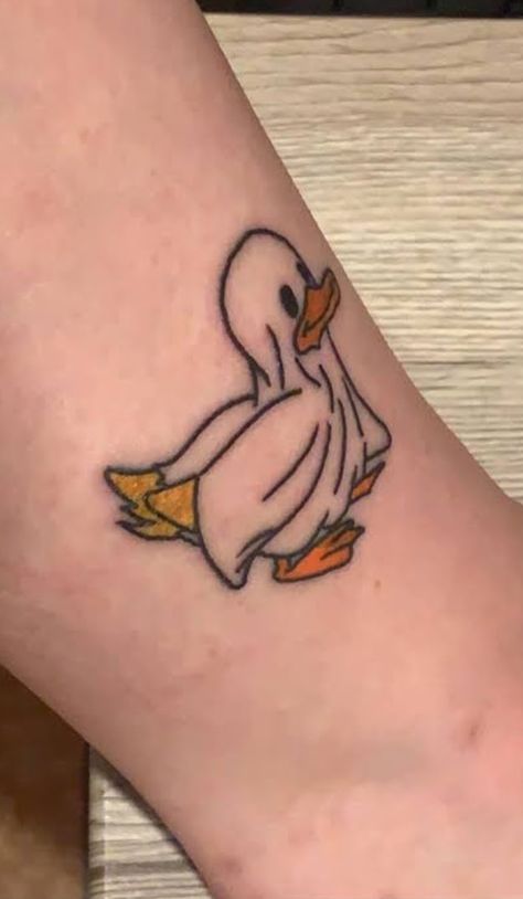 !!!!!NOT MINE!!!!! credits go to the original owner! :) Ghost Duck Tattoo, Ducky Tattoo, Duck Tattoos, Smart Auto, Cute Tattoos, Not Mine, I Tattoo, Tattoo Ideas, Ghost