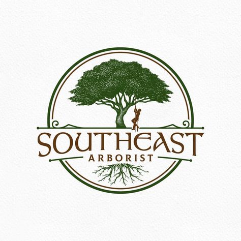 Tree Arborist Arborist Logo, Tree Service Logo, Tree Arborist, Drawn Logo Design, Organic Logo Design, Hand Drawn Logo Design, Real Estate Logo Design, Tree Logos, Hand Drawn Logo