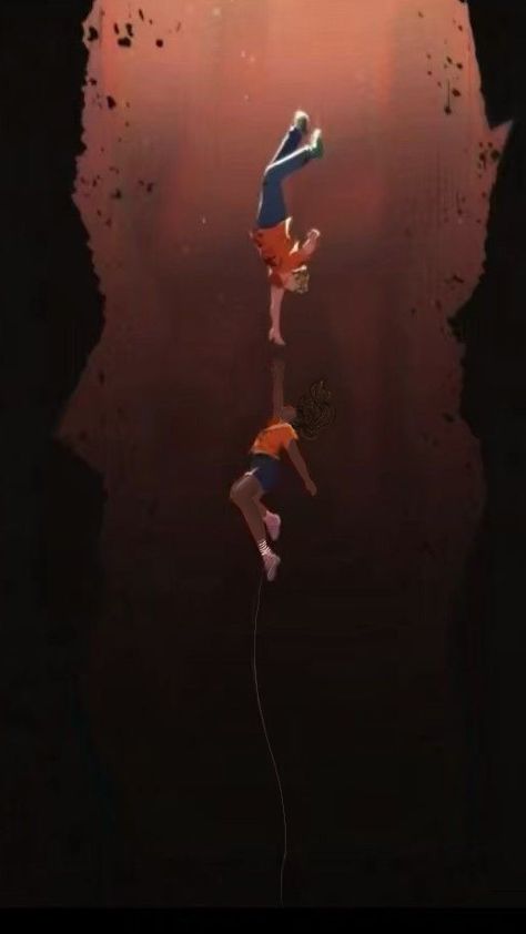 Credit to original artist; edited to reflect casting of new show Percabeth Falling Into Tartarus, Percabeth Fan Art Tartarus, Percabeth Show, Percy In Tartarus, Falling Into Tartarus, Percabeth Tartarus, Percabeth Fan Art, Percabeth, New Shows