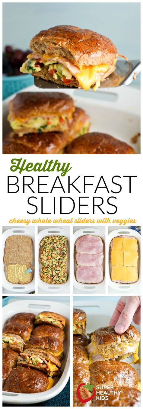 Healthy Breakfast Sliders | Easy breakfast idea for kids! | Super Healthy Kids | Food and Drink Sliders Easy, Breakfast Sliders, Breakfast Slider, Super Healthy Kids, Breakfast Idea, Kids Food, Super Healthy, Healthy Meals For Kids, How To Make Breakfast