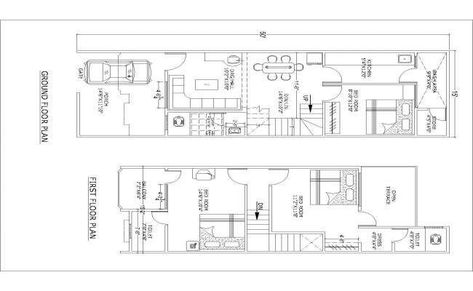 auto Drawing for house Plan(15'X50') 2nd Auto Drawing, House Plan App, Toilet Plan, South Facing House, Small House Exteriors, 30x40 House Plans, Mobile Home Floor Plans, Narrow House Plans, House Plans With Photos