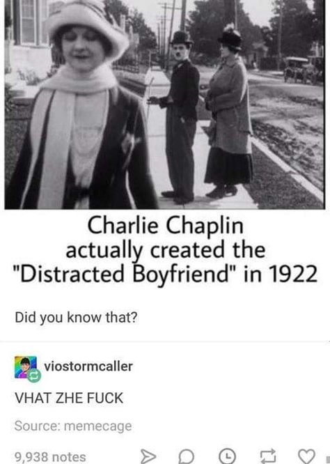 Distracted Boyfriend, Memes Lol, Boyfriend Memes, Charlie Chaplin, I Laughed, Knowing You, Did You Know, Funny Memes, Humor