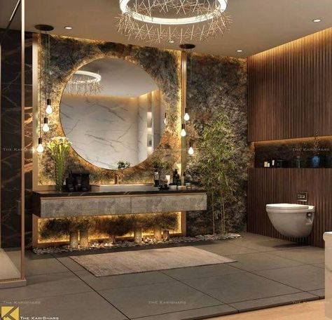 Meeting Room Design Office, Spa Massage Room, Meeting Room Design, Modern Luxury Interior, Diy Play Kitchen, Massage Room, Wooden Background, Round Mirror, Toilets