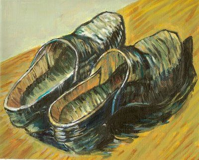 Van Gogh : observational shoes Van Gogh Shoes Paintings, Van Gogh Shoes, Paintings Of Shoes, Arte Van Gogh, Study Architecture, Contemporary Portrait, Post Impressionism, Post Impressionists, Vincent Van