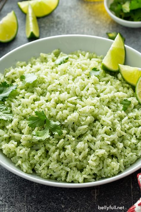 Easy Cilantro Lime Rice, Cilantro Lime Rice Recipe, Lime Rice Recipes, White Rice Recipes, Cilantro Rice, Chicken Taquitos, Easy Rice Recipes, Lime Rice, Cilantro Lime Rice