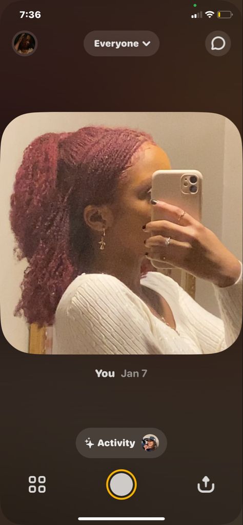 Sister Locs Dyed, Mirco Locs Hairstyles, Red Microlocs, Sisterlocs Hairstyles For Women, Micro Locs Hairstyles, Micro Loc Styles, Dyed Microlocs, Micro Locs Styles, Microlocs Hairstyles