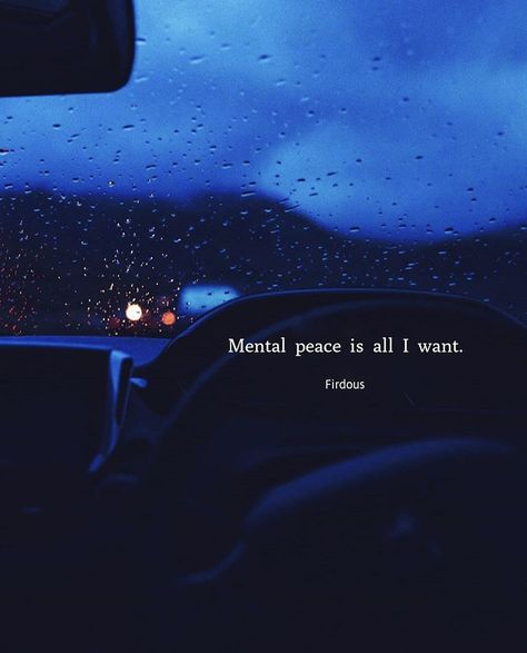 Rest Quotes, Peace Of Mind Quotes, I Want Peace, Quotes Mind, Mental Peace, One Line Quotes, Heart Break, Everyday Quotes, Quotes About Everything