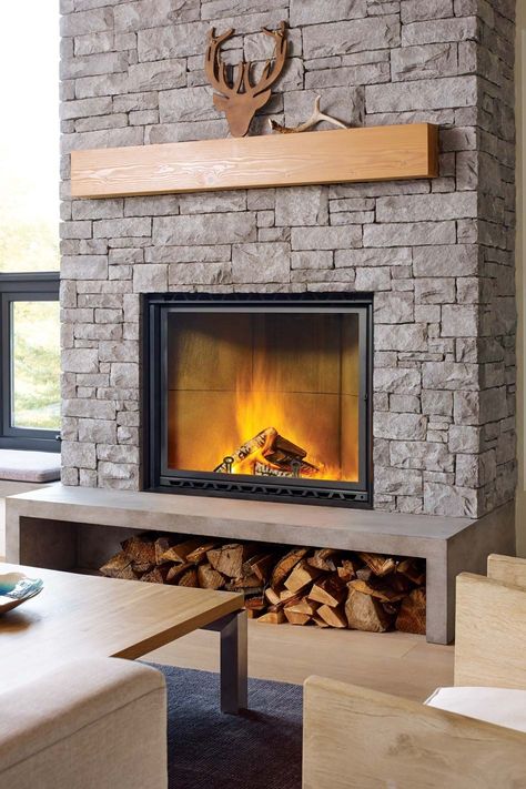 It's finally here! We're proud to present you the NEW Regency Alterra CF780 modern wood fireplace. Zero Clearance Fireplace, Design Camino, Wood Burning Fireplace Inserts, Fireplace Logs, Brick Paneling, Rustic Fireplaces, Traditional Fireplace, Fireplace Hearth, Wood Burning Fires