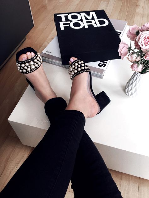 Top five pearl embellished slides on my radar that I am loving. Pearl Shoes, Embellished Shoes, Embellished Sandals, Diy Shoes, Shoe Obsession, Stylish Shoes, Shoe Lover, Beautiful Shoes, Cute Shoes