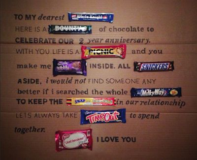 Chocolate Puns, Chocolate Board, 2 Year Anniversary, Chocolate Almonds, Candy Store, Gifts Cards, Find Someone, Year Anniversary, Chocolate Bar