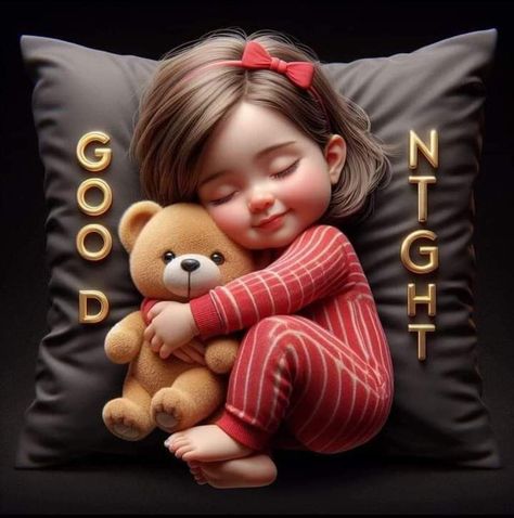 Good Night Baby, Good Night Funny, Good Night Flowers, Cute Good Morning Quotes, Cute Images With Quotes, Photo To Cartoon, Good Night Greetings, Night Images, Baby Clip Art