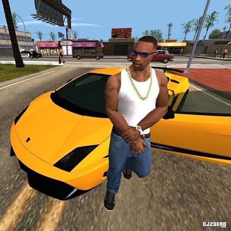 Gta Pictures, Gta Cj, Gta Pfp, Cj Gta, Gta Logic, Cool Screensavers, San Andreas Gta, Gta Funny, Carl Johnson