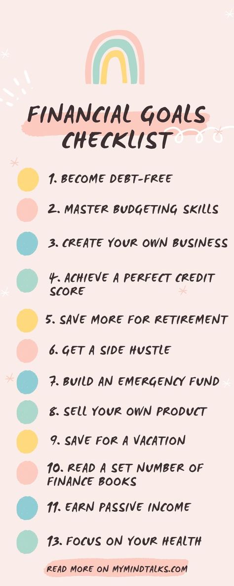 Financial Goals Ideas, Monthly Budget Worksheet, Financial Checklist, Goals To Set, Goals Ideas, Budget Worksheet, Savings Challenge Printable, Money Saving Methods, Work At Home Jobs