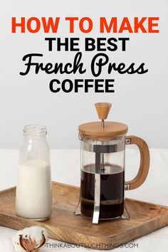 French Press Coffee Recipe, Best French Press Coffee, Best French Press, Bodum French Press, French Press Coffee Maker, Dessert Aux Fruits, Desserts Vegan, Coffee Press, French Press Coffee