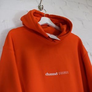 Frank-Ocean-Embroidered-Channel-Orange-easy-orange-Hoodie-Hooded-Top-by-AF Frank Ocean Tyler The Creator, Baby Boy Winter Outfits, Yellow Beanie, Channel Orange, Flower Boy, Orange Hoodie, Embroidery Hoodie, Orange Aesthetic, Fire Fits