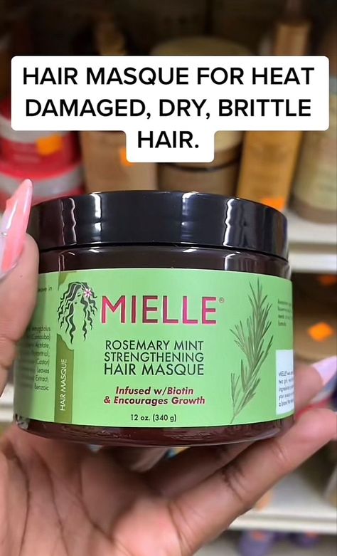 Amazon.com: Mielle Organics Rosemary Mint Strengthening Hair Masque, Essential Oil & Biotin Deep ... Mielle Hair Mask, Hair Mask Products, Topknot Hairstyles, Hair Thickening Remedies, Best Hair Masks, Dry Hair Mask, Hair Mask For Dry Hair, Frizzy Hair Tips, Thicker Stronger Hair